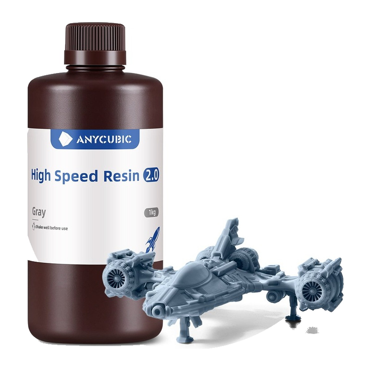 Фотополимер Anycubic High Speed Resin 2.0 для 3D принтера, 1 кг