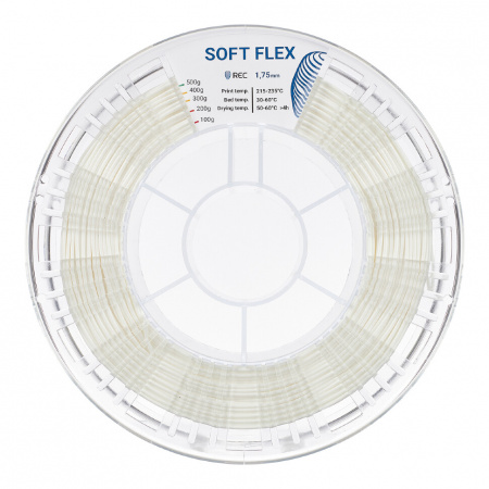 Soft Flex  пластик REC, 1.75 мм, белый, 500 гр.