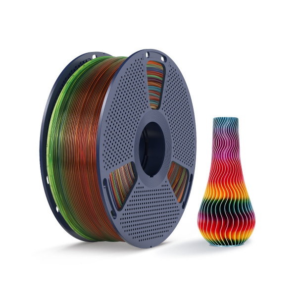 Пластик SILK PLA+ RAINBOW SUNLU для 3D принтера 1,75 мм 1 кг