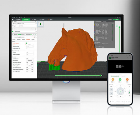 Изображение 3D принтер Bambu Lab P1S Combo (с AMS 2 Pro) который можно купить в интернет-магазине 3DSYSTEM в Казани