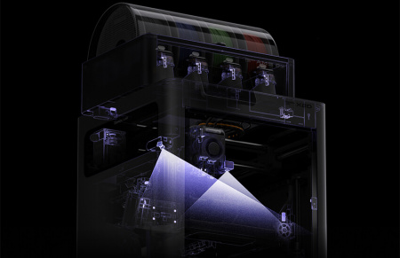 Изображение 3D принтер Bambu Lab X2D Combo который можно купить в интернет-магазине 3DSYSTEM в Казани